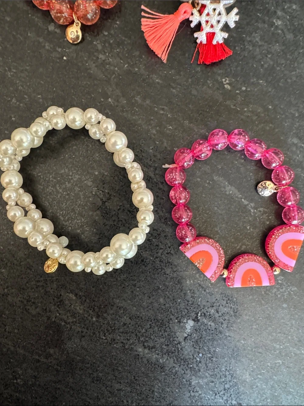 Crewcuts Kids Jewelry Set - Pink, Red, White, Gold, Fuchsia